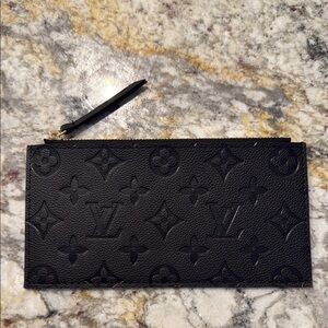 Designer Black Monogram Pouch